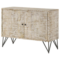 Maille Brown Accent Cabinet - furniture place usa