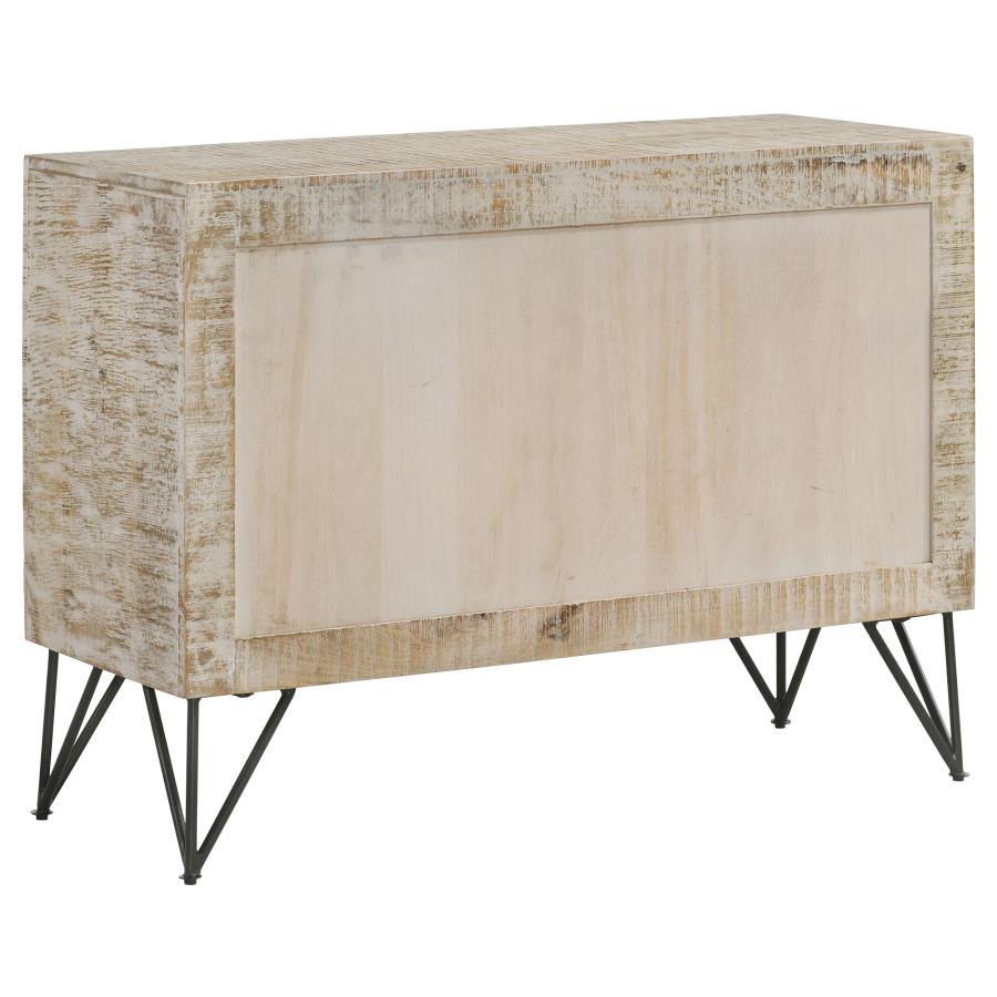 Maille Brown Accent Cabinet - furniture place usa