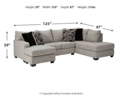 Megginson 2-Piece Sectional with Chair and Ottoman - PKG002382 - furniture place usa