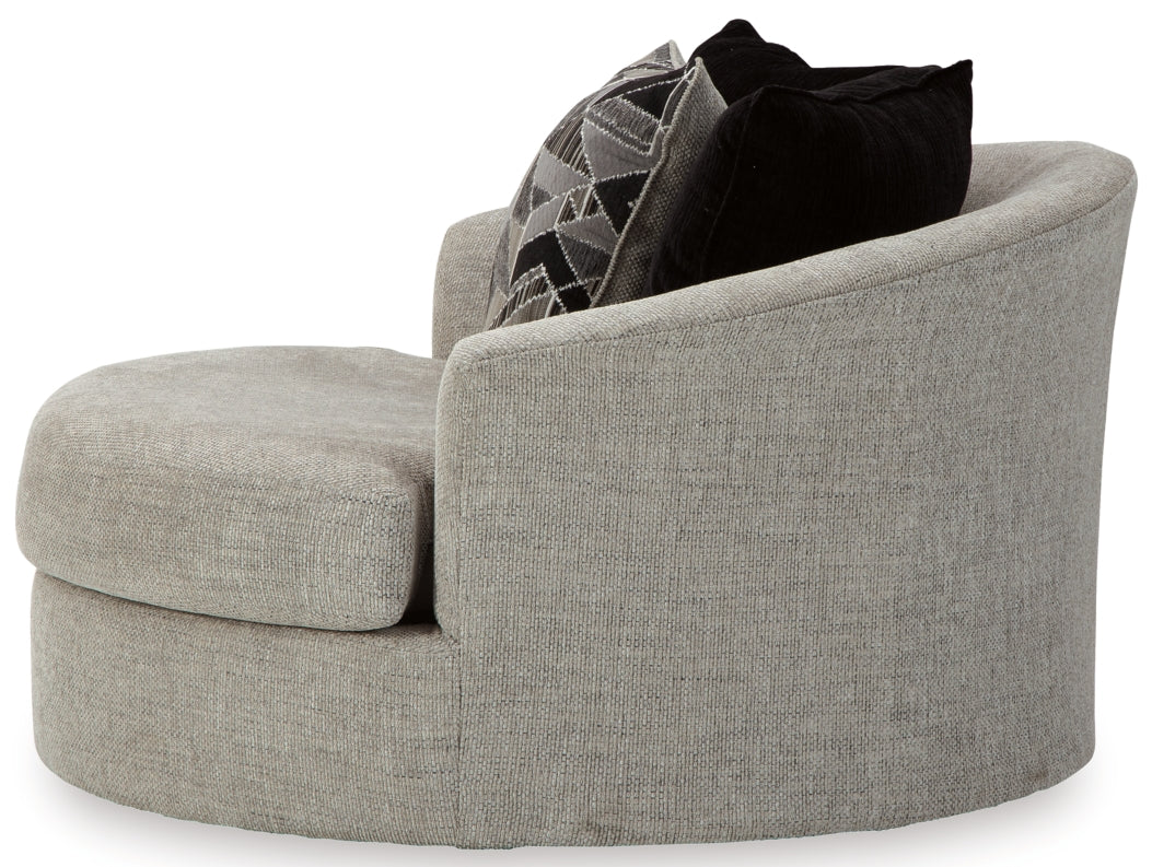 Megginson Chair and Ottoman - furniture place usa