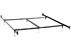Esme Black Queen / E.king Bed Frame (for Headboard & Footboard Only) - furniture place usa