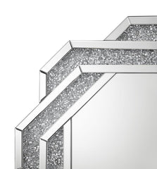 Mikayla Silver Wall Mirror - furniture place usa