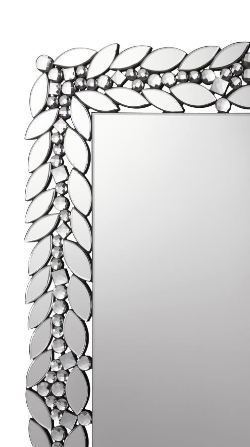 Cecily Silver Wall Mirror - furniture place usa