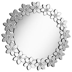 Cordelia Silver Wall Mirror - furniture place usa