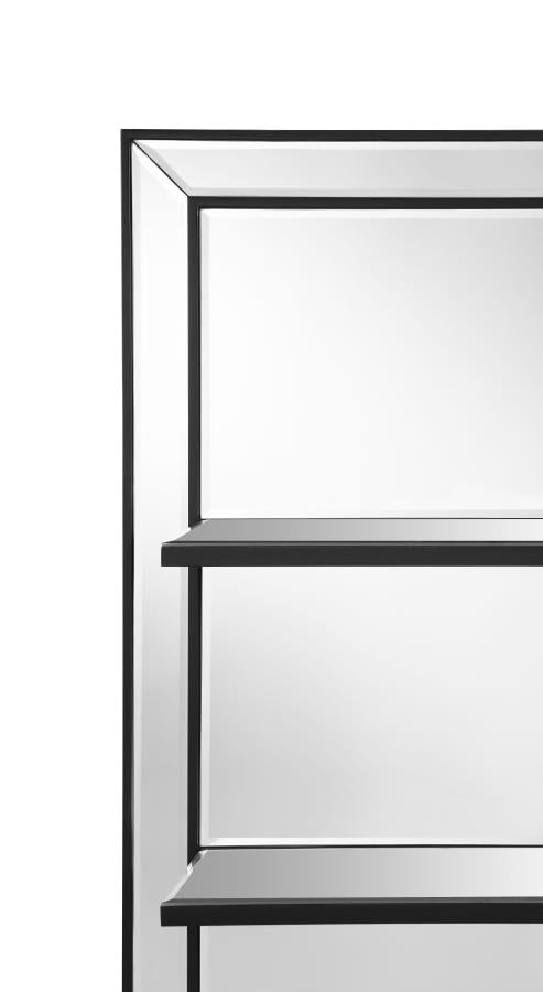 Oriel Silver Wall Mirror - furniture place usa