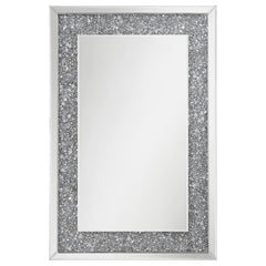 Valerie Silver Wall Mirror - furniture place usa