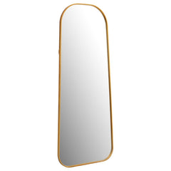 Simeon Gold Floor Mirror - furniture place usa