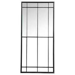 Annetta Black Floor Mirror - furniture place usa