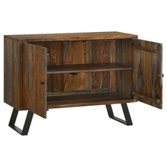 Mathis Brown Accent Cabinet - furniture place usa