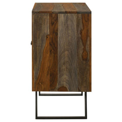 Mathis Brown Accent Cabinet - furniture place usa