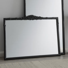 Sylvie Black Wall Mirror - furniture place usa