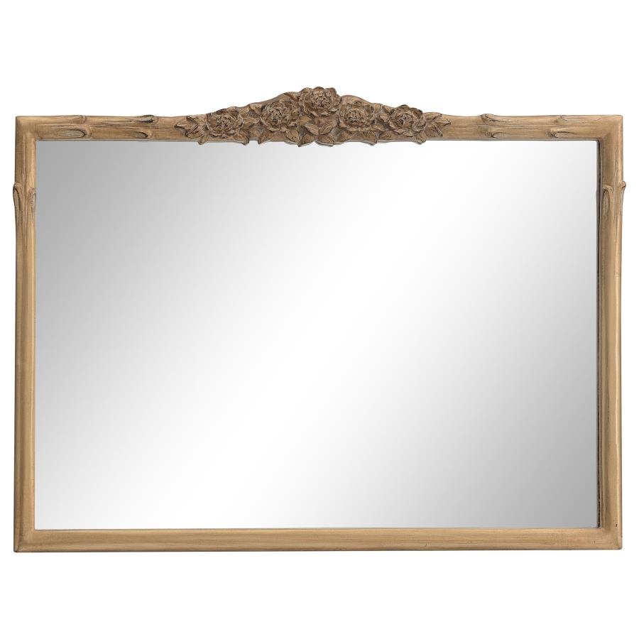 Sylvie Gold Wall Mirror - furniture place usa