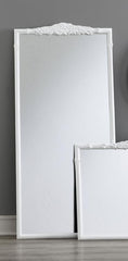 Sylvie White Floor Mirror - furniture place usa