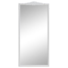 Sylvie White Floor Mirror - furniture place usa