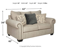 Zarina Sofa, Loveseat and Chair - furniture place usa