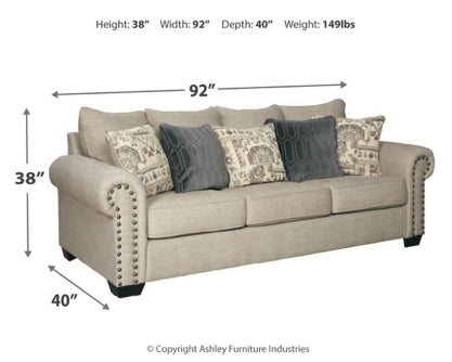 Zarina Sofa, Loveseat and Chair - furniture place usa