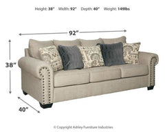 Zarina Sofa, Loveseat and Chair - furniture place usa
