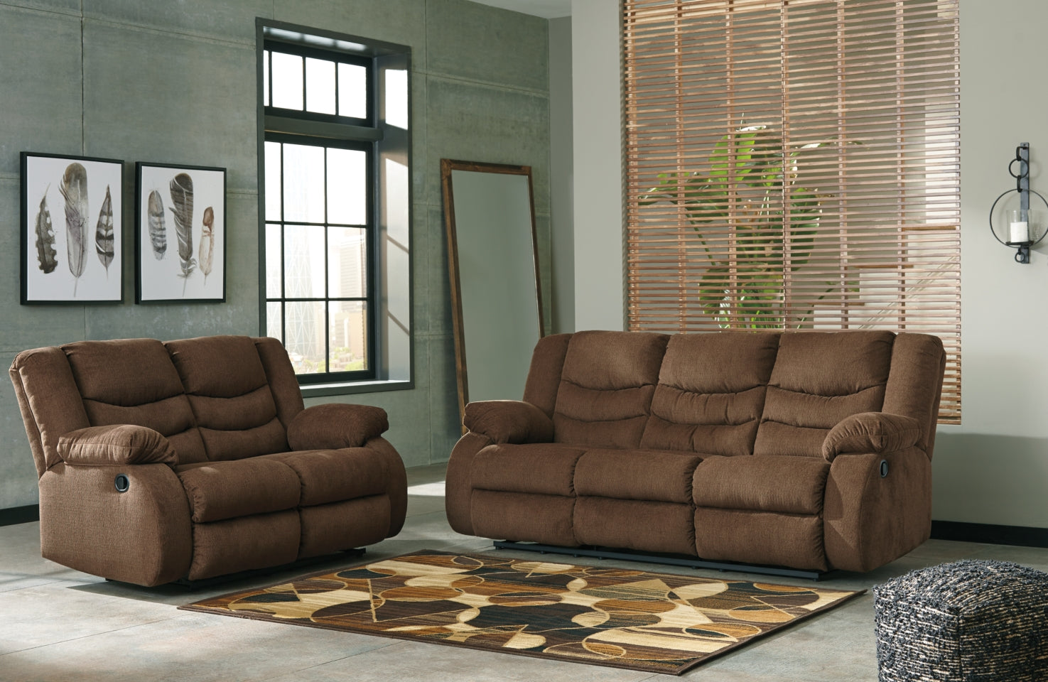 Tulen Sofa and Loveseat - furniture place usa