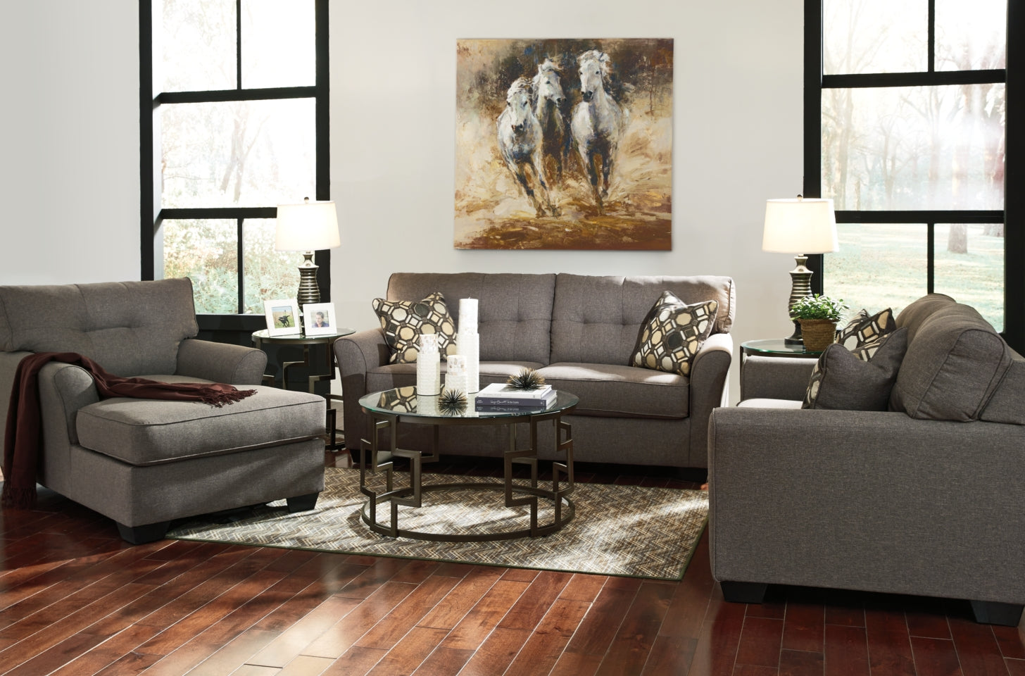 Tibbee Sofa, Loveseat and Chaise - furniture place usa