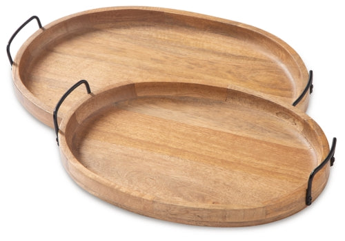 Jocelyne Tray (Set of 2) - furniture place usa