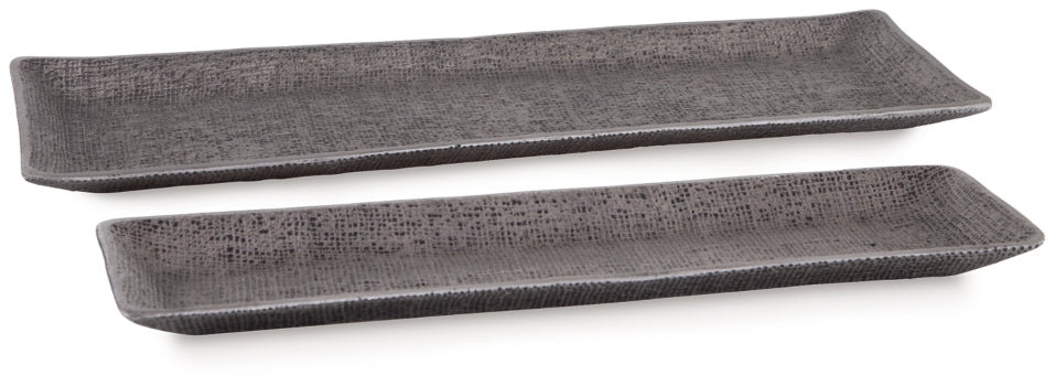 Garekton Tray (Set of 2) - furniture place usa
