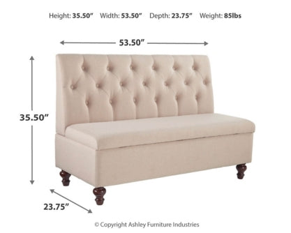 Gwendale Storage Bench - furniture place usa