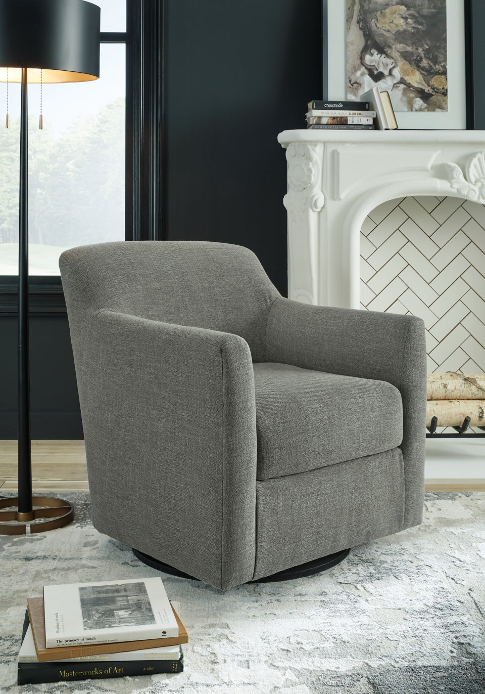 Bradney Swivel Accent Chair - furniture place usa
