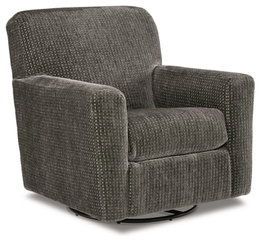 Herstow Swivel Glider Accent Chair - furniture place usa