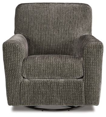 Herstow Swivel Glider Accent Chair - furniture place usa