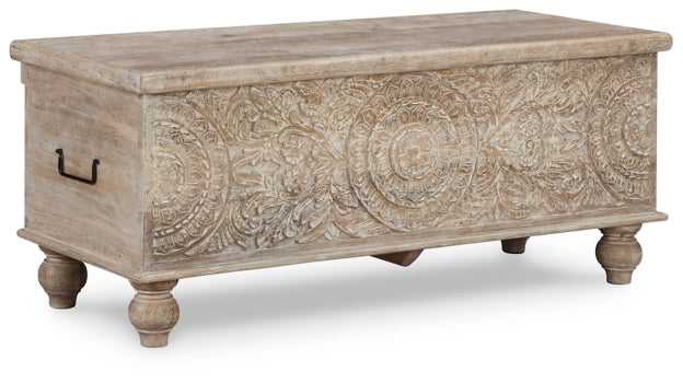 Fossil Ridge Storage Bench - furniture place usa