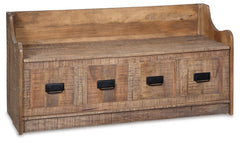 Garrettville Storage Bench - furniture place usa