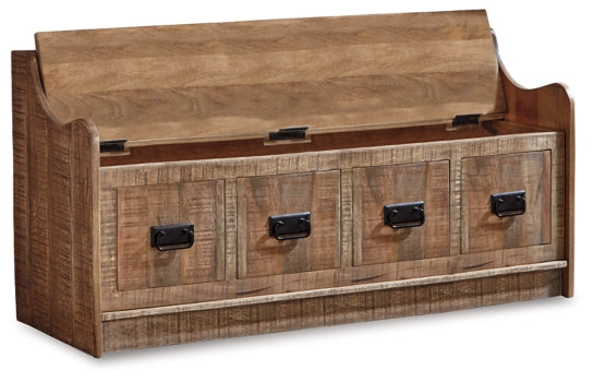 Garrettville Storage Bench - furniture place usa