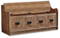 Garrettville Storage Bench - furniture place usa