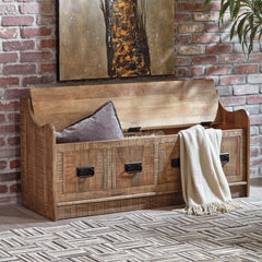 Garrettville Storage Bench - furniture place usa