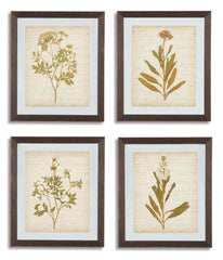 Dyani Wall Art (Set of 4) - furniture place usa