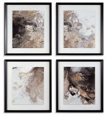 Hallwood Wall Art (Set of 4) - furniture place usa