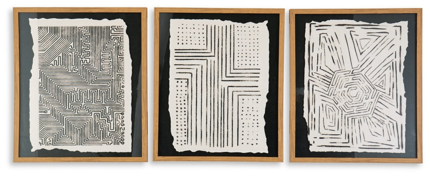 Wonderstow Wall Art (Set of 3) - furniture place usa