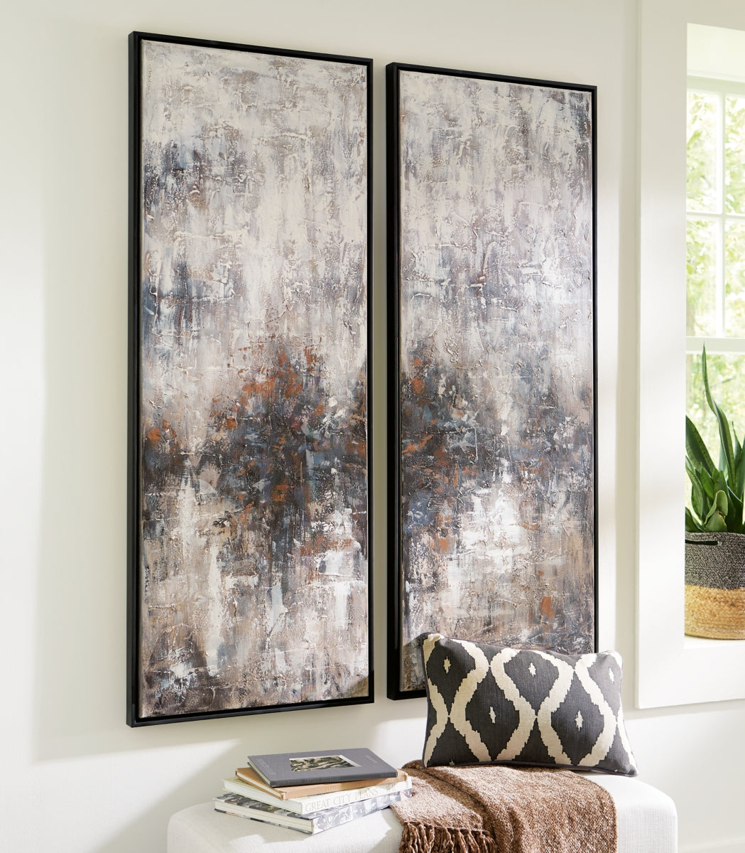 Sahriana Wall Art (Set of 2) - furniture place usa