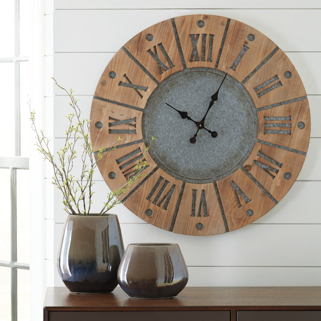 Payson Wall Clock - furniture place usa