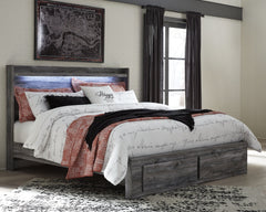 Baystorm Queen Panel Bed with 2 Storage Drawers - furniture place usa