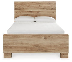 Hyanna Full Panel Bed with 1 Side Storage - furniture place usa