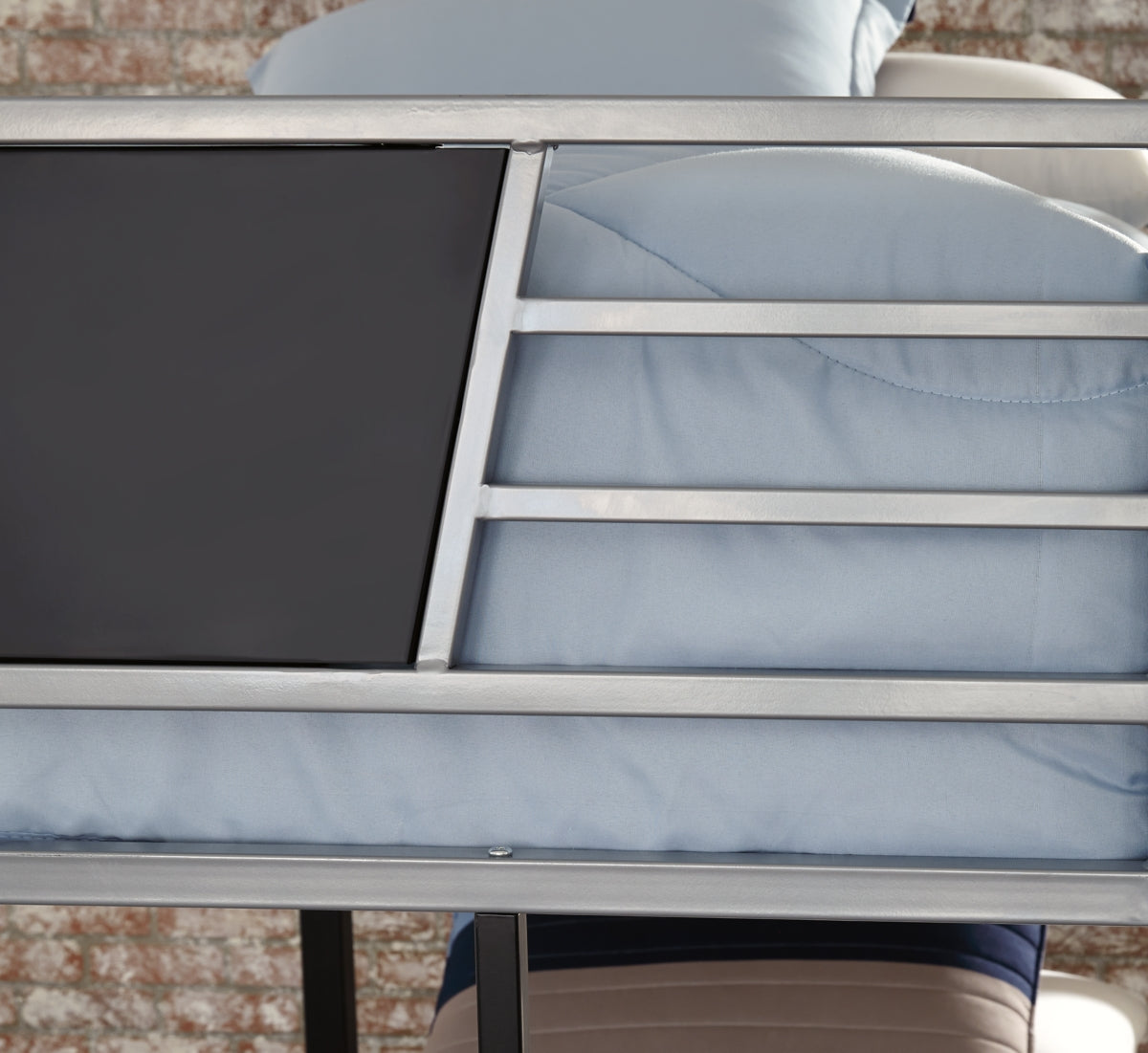 Dinsmore Twin over Twin Bunk Bed with Ladder - furniture place usa