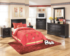 Huey Vineyard Queen Sleigh Headboard - furniture place usa