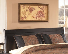 Huey Vineyard Queen Sleigh Headboard - furniture place usa