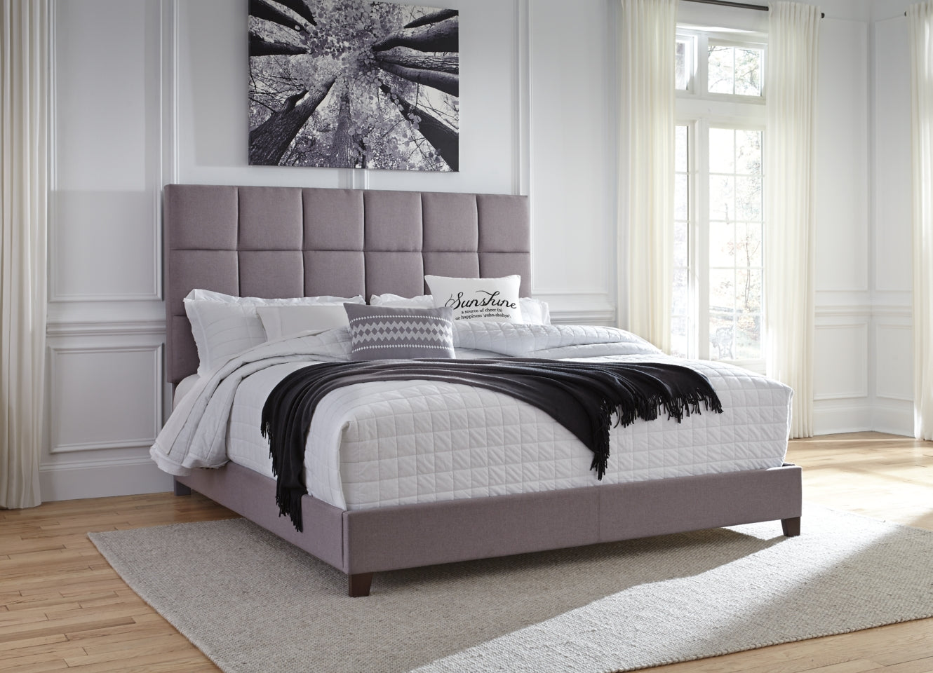 Chime 8 Inch Memory Foam King Mattress in a Box - furniture place usa