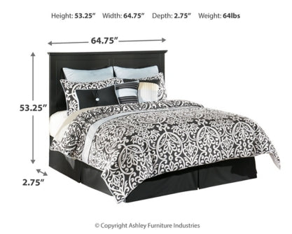 Maribel Queen/Full Panel Headboard Bed with Mirrored Dresser, Chest and 2 Nightstands - furniture place usa