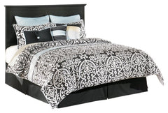Maribel Queen/Full Panel Headboard Bed with Mirrored Dresser and 2 Nightstands - furniture place usa