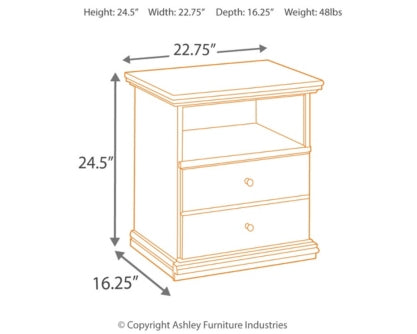 Maribel Nightstand - furniture place usa