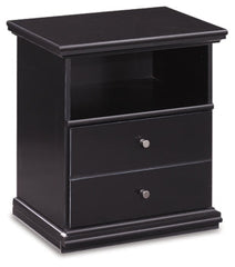 Maribel Queen/Full Panel Headboard Bed with Mirrored Dresser and 2 Nightstands - furniture place usa