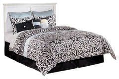 Bostwick Shoals Queen/Full Panel Headboard Bed with Mirrored Dresser and 2 Nightstands - furniture place usa